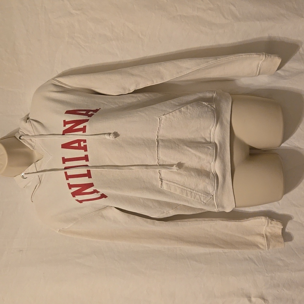 REDSHIRT Indiana University White Sweatshirt Medium